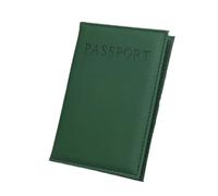 HUIJIQX 1pc PU Leather Possport Cover Case for World Travel Passport Protector Organizer Universal Passport Holder Bag Case Sleeve(Dark Green)