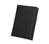 HUIJIQX 1pc PU Leather Possport Cover Case for World Travel Passport Protector Organizer Universal Passport Holder Bag Case Sleeve(Black)