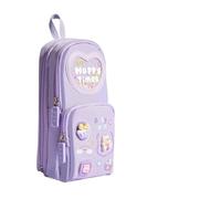 HUIJIQX 1pcs Kawaii Pencil Cases Large Capacity Canvas Pencil Bag Pouch Holder Box for Girls Student Stationery School Supplies(Ice Cream Bear)