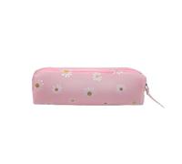 HUIJIQX 1Pcs Kawaii Transparent Pencil Case Daisy Gift Estuches School Pencil Box Pencilcase Pencil Bag School Supplies Stationery(Fense)