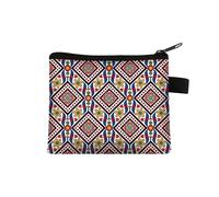 HUIJIQX Coin Purse Women Small Wallet Ladies Multicolor Pattern Cute Coin Bag Mandala Flower Print ID Credit Card Case Mini Coin Holde(030)