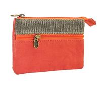 HUIJIQX Cotton Coin Purse Cute Portable Wallet Card Bag Girls Louis Fashion Purse Bag Luxury Designer(Orange,1PC)