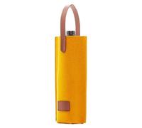 HUIJIQX Felt Wine Bags Single Wine Cup Covers Felt Tote Bags Wine Gift Bags(Yellow)