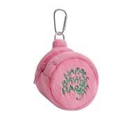 HUIJIQX Pink Coin Potters Purse, Earphone Cord Storage Bag, Spot Cute Plush Harries Portable Purse, Coin Pouch Cake Bag(L)