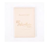 HUIJIQX Women Men Letter Lover Passport Cover Men Women Travel Passport Case Leather Cute Passport Wallet Purse Girl Card Holder(Beige)