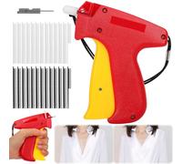 HuiJuKeJi Mini Stitch Gun Tagging Gun Kit for Clothing Mini Fine Stitch Gun for Clothes Quilting Sewing Hemming,Stitchy Quick Clothing Fixer with 2 Needle,1500 Black&1500 White Fasteners