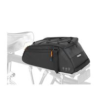 HUIJUTCHEN 10L Bicycle Rear Rack Bag, Multifunctional Pack Backpack Bicycle Bag MTB Bicycle Carrier Bag with Reflective Zone and Shoulder Belt (A)