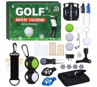 HUIJUTCHEN Golf Advent Calendar 2025 for Adults Boys,24-Days Christmas Count-down Calendar Wonderful for Golfers,Men,Dad,Husband,Friends Featuring Golf Balls, Tees, Ball Markers