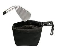 HUIJUTCHEN Golf Club and Golf Ball Cleaning Bag - Portable Golf Club Cleaner,Waterproof Clean Face Technology Liner,Cleans Club Grooves,Golf Ball Washer,Detachable Clip,Machine Washable