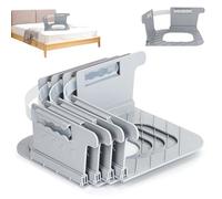 HUIJUTCHEN Lock Sheet Holders, 4 Pack Bed Sheet Holder with Lock Strips Corner Fitted No More Loose Sheets Keep Sheets Firm & Tight Fits All Sheet Sizes Easy Installation (Grey/4pcs)