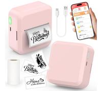 HUIJUTCHEN Portable Bluetooth Label Maker Machine with 30x50 mm Tape, Compact & Wireless Mini Label Printer Thermal Label Maker for Home, Office, Kitchen, Compatible with iOS & Android