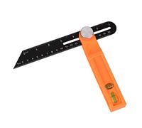 HUIKJI Horizontal Sliding T-Bevel Gauge,Activity Angle Ruler Protractor Level Tool T-Bevel Ruler with Horizontal and Vertical Bubble
