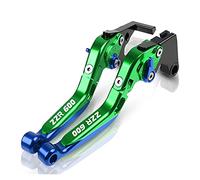 HUIKO for Kawasaki ZZR 600 ZZR600 Motorcycle CNC Parts Brake Clutch Lever Retractable Adjustable Hand Grip Handlebar(B)