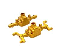 HUIKREW For Eazyrc For RocHobby For FJ For Cruiser For Patriot Katana For FMS 1/18 Metal Front And Rear Axle Housing RC Car Upgrade Parts RC Car Components(Yellow)