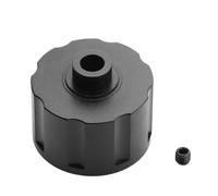 HUIKREW For Hobao Hyper VS MT 1/8 Metal Differential Case Diff Case Housing 87004 RC Car Upgrade Parts Accessories Replacement Parts RC Car Components(Black)