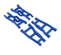 HUIKREW For Traxxas For Slash 2WD For VXL For Nitro For Slash For Raptor 1/10 Nylon Front And Rear Suspension Arm Set RC Car Upgrades Parts RC Car Components(Blue)