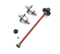 HUIKREW RC Car Components For Wltoys For A949 A959 A969 A979 K929 1/18 RC Car Upgrade Parts Metal Differential And Central Drive Shaft Assembly 17T 38T Gear(Red)