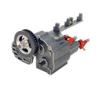 HUIKREW Rc Car Gearbox For SCX10 90046 For Capra 1/10 1 Pcs Metal Second Gear Third Gear Two Speed Gearbox RC Crawler(Titanium color)