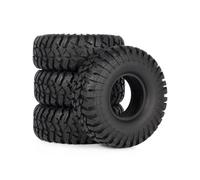 HUIKREW RC Car Tyre For Axial For SCX10 For TRX4 For Capra D90 For Redcat Gen8 For Yikong For Wraith RR10 1/10 4PCS 114MM 1.9 Rubber For Rock Tyres RC Car Parts