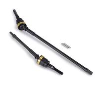 HUIKREW RC Repairs Accessories For Axial For Wraith 90018 1/10 2PCS Steel Front Axle CVD Drive Shaft RC Crawler Car Upgrade Parts Modified Replacement Replace