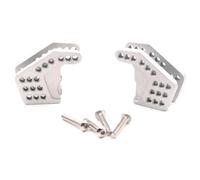 HUIKREW RC Repairs Accessories For Axial For Wraith RR10 90048 90053 1/8 1Pair DIY Shock Mount Part RC Crawler Car Accessories Replacement Replace Modified(Silver)