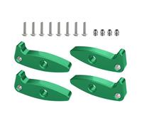 HUIKREW RC Repairs Accessories For AXIAL SCX30 1/30 GPM 7075 Alloy For Flex Blades Extensions Droop Mod Model Accessory Assemble Replace Modified Parts(Green)