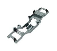 HUIKREW RC Repairs Accessories For FMS Xiaoqi For FCX24 1/24 Metal Refitting CNC Chassis Frame Process RC Car Parts Upgrading Model Accessory Replacement(Gray)