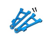 HUIKREW RC Repairs Accessories For MJX For Hyper Go 16207 16208 16209 16210 H16 1/16 Metal Front Lower Suspension Arms RC Car For Swing Arm Upgrade Parts 16220(Blue)