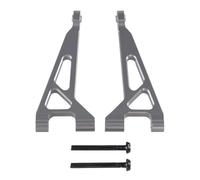 HUIKREW RC Repairs Accessories For MJX For Hyper Go 16207 16208 16209 16210 H16 1/16 Metal Rear Upper Suspension Arms RC Car For Swing Upgrade Parts(Gray)