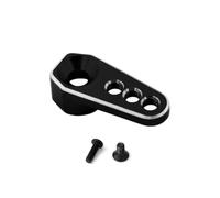 HUIKREW RC Repairs Accessories For TRX4M For Bronco For Defender 2065T 1/18 Aluminum Servo Horn Steering Arm Crawler Car Upgrade Parts RC Accessory(Black)