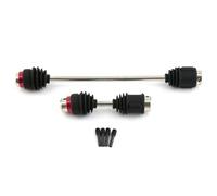 HUIKREW RC Toys Repairs Spare For Traxxas For E-Revo Erevo 2.0 1/10 Accessories Center Driveshafts CVD 8655R With Boots RC Car Upgrade Parts(Black)