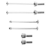 HUIKREW Rc Transmission Shaft Compatible With Arrma 1/8 For Typhon 1/7 For Infraction For Limitless RC Car Upgrade Parts 4Pcs Metal Front And Rear Drive Shaft CVD