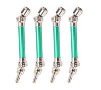 HUIKREW Rc Transmission Shaft Compatible With ARRMA For Typhon 3S For BLX For Mega 4Pcs Metal Drive Shaft CVD 1/8 RC Car Upgrades Spare Parts Accessories(Color 1)