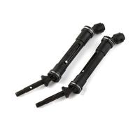 HUIKREW Rc Transmission Shaft Compatible With Traxxas For Slash 4X4 For Rustler For Stampede 4X4 For VXL 1/10 RC Cars Steel Front And Rear Driveshaft CVD Assembly