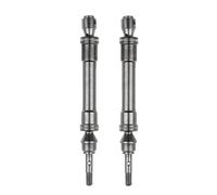 HUIKREW Rc Transmission Shaft Compatible With Traxxas For Slash 4X4 For Rustler For Stampede 4X4 For VXL 1/10 RC Cars Steel Front And Rear Driveshaft CVD Assembly