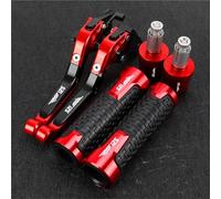 HUILA for RS125 RS 125 2006 2007 2008 2009 2010 Motorcycle Handlebar Folding Adjustable Clutch Brake Levers Hand Grips Ends(Champagne)