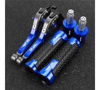 HUILA for RS125 RS 125 2006 2007 2008 2009 2010 Motorcycle Handlebar Folding Adjustable Clutch Brake Levers Hand Grips Ends(Silver)