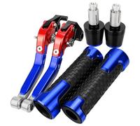 HUILA Motorcycle Aluminum Brake Clutch Levers Handlebar Hand Grips Ends for TMAX500 TMAX530 2001 2002 2003 2004 2005 2006 2007(Khaki)