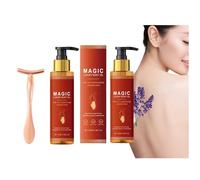 Huile Corporelle Relachement De La Peau,Huile Raffermissante Corps,Pour Fesses, Abdomen, Cuisses Et Bras (3 PCS，Offrez un appareil de beauté)