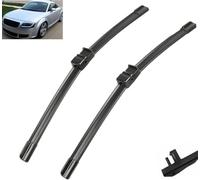 Huiloogye For Audi TT MK1 2003-2006 Front Windscreen Wiper Blades - Aerodynamic Quiet Design - Easy Clip Installation - Pair