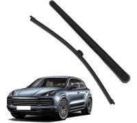 Huiloogye Rear Wiper Arm Blade for Porsche Cayenne 2018-2024 - Back Windscreen Wiper Assembly Replacement - All Season Natural Rubber Cleaning Window