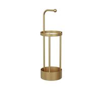 HUIMOZ Unique Modern Metal Umbrella Stand - Stylish Gold Storage Bucket for Canes & Umbrellas - Practical & Sleek Design for Home nization and Decor