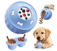 Huimpet Frozen Treat Dispensing Dog Toy, Long Lasting Interactive Dog Toys for Boredom, Dog Licking Toy to Keep Them Busy, Birthday Gifts for Puppy Dogs