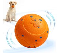 Huimpet Interactive Dog Ball - Automatic Moving, Bouncing Chew Toys, Wicked Balls with 3 Modes, E-TPU Vibrating Dog Ball for Small/Medium/Large Dogs, IP54 Waterproof, Birthday Gifts for Dogs(Orange)