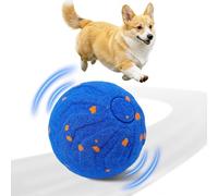 Huimpet Interactive Dog Ball, Automatic Moving Interactive Dog Toys, Wicked Balls, E-TPU Vibrating Dogs Ball for Medium and Large Dogs, IP54 Waterproof, USB Rechargeable (Blue)