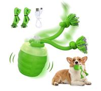 Huimpet Interactive Dog Toys - [2025 Newly Upgraded] Motion Activated Ball for Small/Medium/Large Dogs, Automatic Moving Dog Toy Wicked Ball for Boredom & Training, Music, USB Rechargeable (Green)