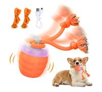 Huimpet Interactive Dog Toys - [2025 Newly Upgraded] Motion Activated Ball for Small/Medium/Large Dogs, Automatic Moving Dog Toy Wicked Ball for Boredom & Training, Music, USB Rechargeable (Orange)