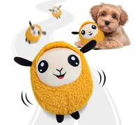 Huimpet Interactive Moving Dog Toys, 2025 Upgraded Jumping Squeaky Moving Dog Ball, Rechargeable Plush Chew Toys for Small/Medium/Large Dogs to Keep Them Busy (Sheep)
