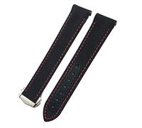 HUIMVNC 19/20/21mm Curved End Nylon Fabric Watchband Fit for Omega Seamaster 300 Aqua Terra 150 Watch Strap Times