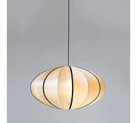 HUIMVNC Fabric Lantern Hanging Large Pendant Light Paper Lantern Pendant Light Southeast Asia Cloth Lantern Ceiling Pendant Lighting Khaki Vintage Chandelier for Kitchen Bedroom Corridor Times